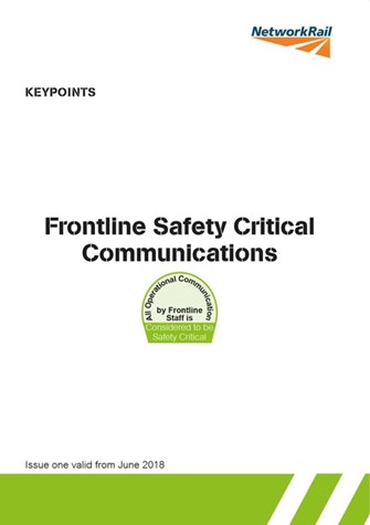 Frontline Safety Critical Communications June 2018 (packed in 10s)