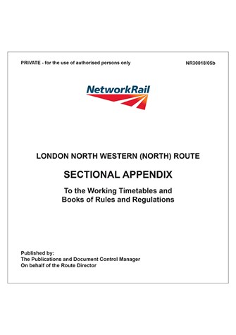 London North Western (North) Complete Book with binder