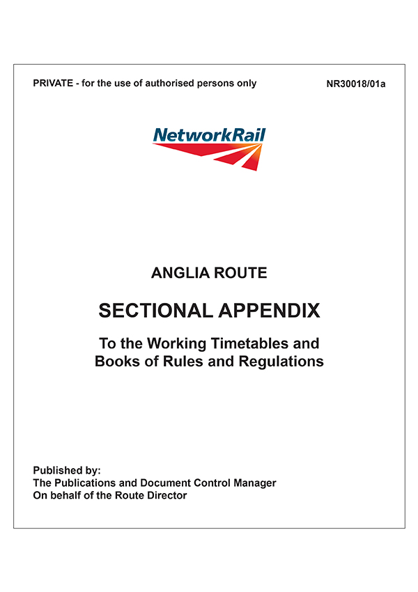 Anglia Route Complete Book with binder