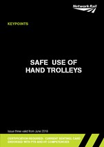 Safe Use of Hand Trolleys June 2018 (Packed in 10's)