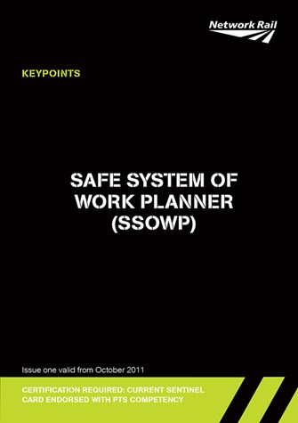 Safe System of Work Planner (SSOWP) October 2011- (Packed in 10's)