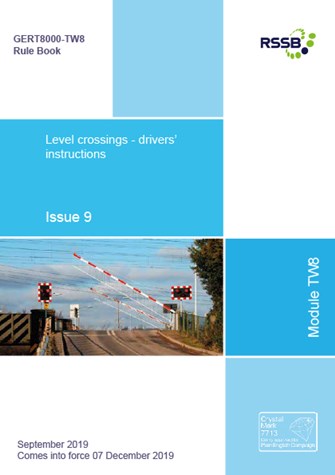 Level Crossings - drivers' instructions December 2019
