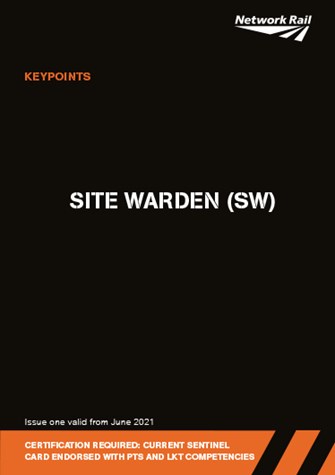 Site Warden Keypoint Booklet (SW) (packed in 10s)