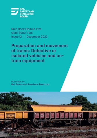 Preparation and movement of trains (Issue 12) December 2023