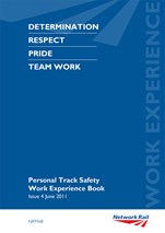 Personal Track Safety Work Experience Log Book June 2011 (packed in10s)
