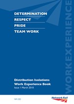 DIsbribution Isolations Work Experience Book (Packed in 10s)