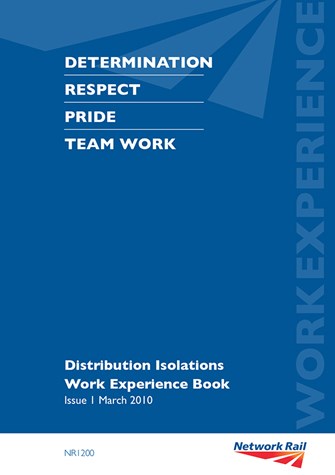 DIsbribution Isolations Work Experience Book (Packed in 10s)