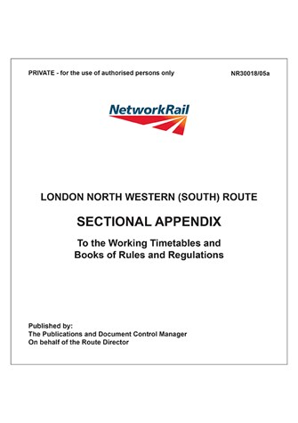 London North Western Route (South) Complete Book with binder